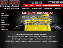 Tablet Screenshot of gatguns.com